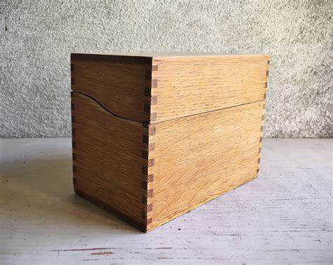 Vintage 3x5 File Box 